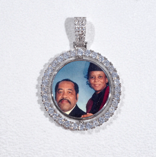 3D Spinning 2-Faced Custom Picture Pendant