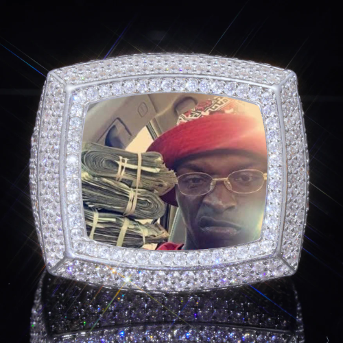 3D CUSTOM PICTURE ICED RING