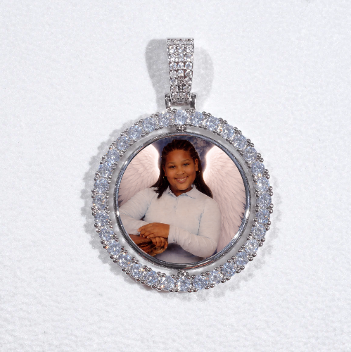 3D Spinning 2-Faced Custom Picture Pendant