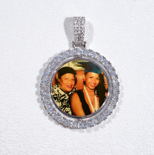 3D Spinning 2-Faced Custom Picture Pendant