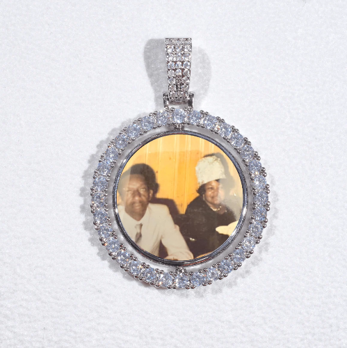 3D Spinning 2-Faced Custom Picture Pendant