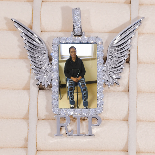RIP WING 3D CUSTOM PICTURE PENDANT