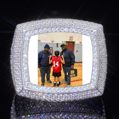 3D CUSTOM PICTURE ICED RING