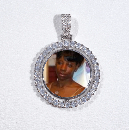 3D Spinning 2-Faced Custom Picture Pendant