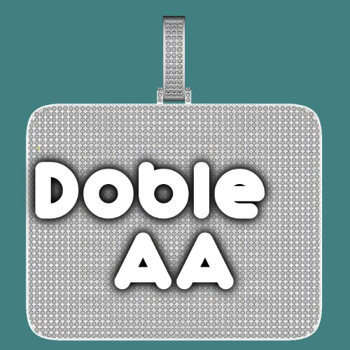 CUSTOM LETTER NECKLACE 3D BIG SQUARE