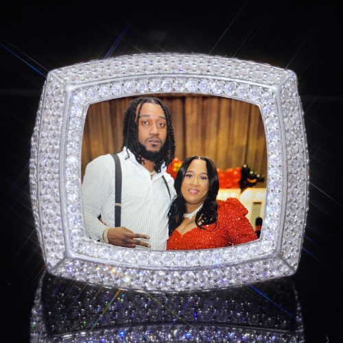 3D CUSTOM PICTURE ICED RING