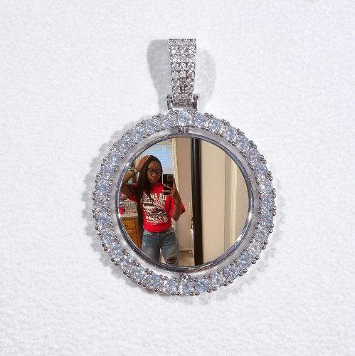 3D Spinning 2-Faced Custom Picture Pendant