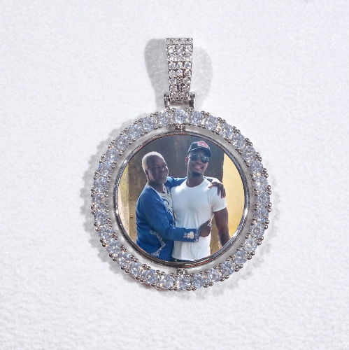 3D Spinning 2-Faced Custom Picture Pendant