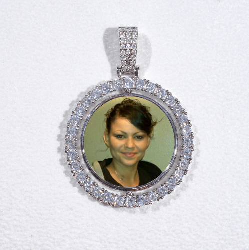 3D Spinning 2-Faced Custom Picture Pendant