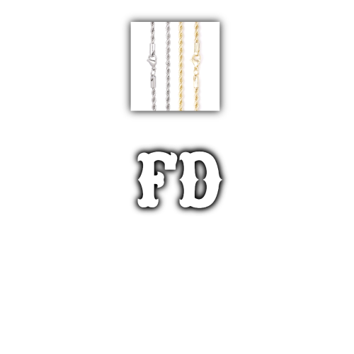 Custom Letters Freibeuter Font Necklace
