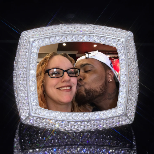 3D CUSTOM PICTURE ICED RING