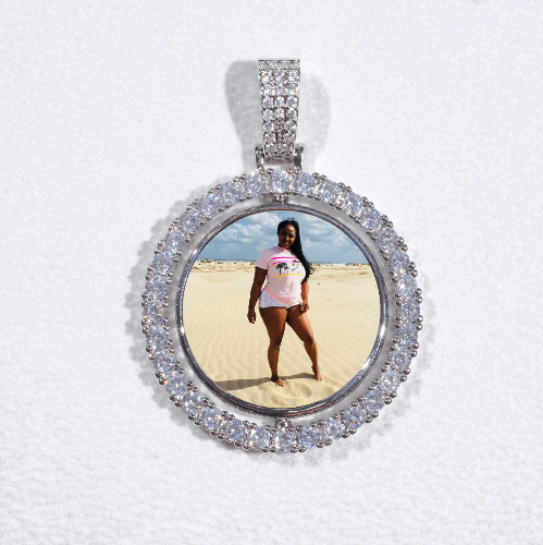 3D Spinning 2-Faced Custom Picture Pendant