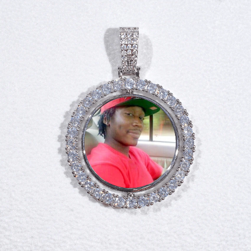 3D Spinning 2-Faced Custom Picture Pendant