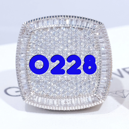 CUSTOM LETTER 3D ICED RING