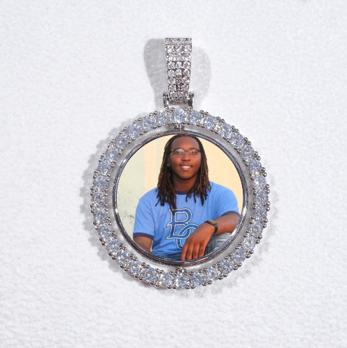 3D Spinning 2-Faced Custom Picture Pendant