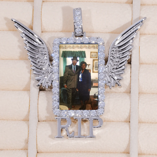 RIP WING 3D CUSTOM PICTURE PENDANT