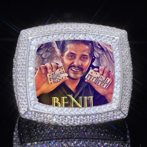 3D CUSTOM PICTURE ICED RING