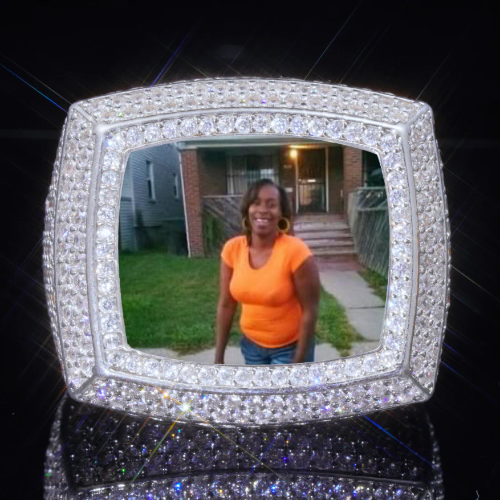 3D CUSTOM PICTURE ICED RING