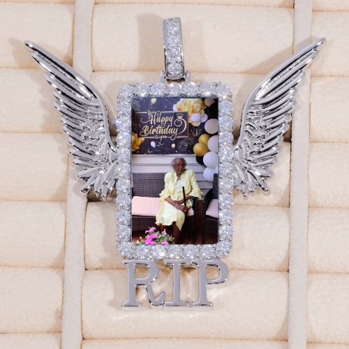 RIP WING 3D CUSTOM PICTURE PENDANT