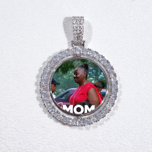 3D Spinning 2-Faced Custom Picture Pendant