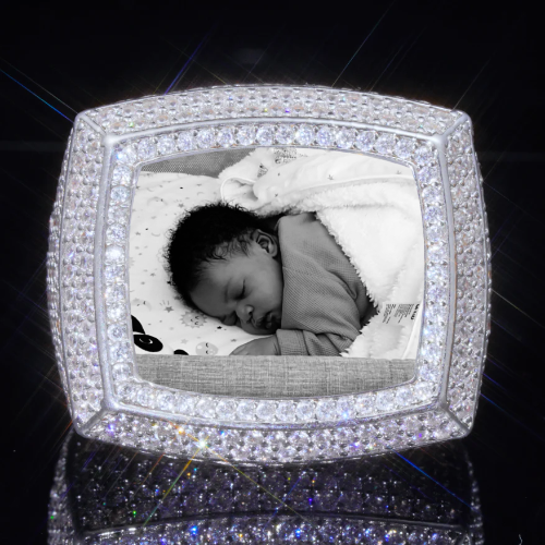 3D CUSTOM PICTURE ICED RING