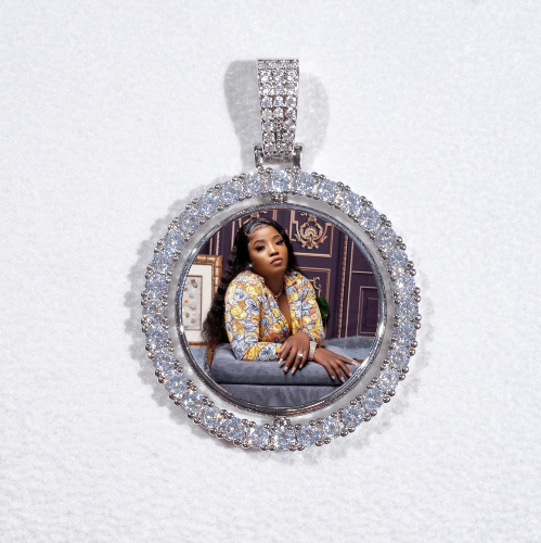 3D Spinning 2-Faced Custom Picture Pendant