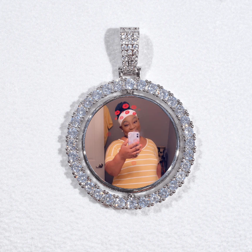 3D Spinning 2-Faced Custom Picture Pendant