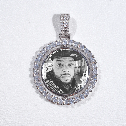 3D Spinning 2-Faced Custom Picture Pendant
