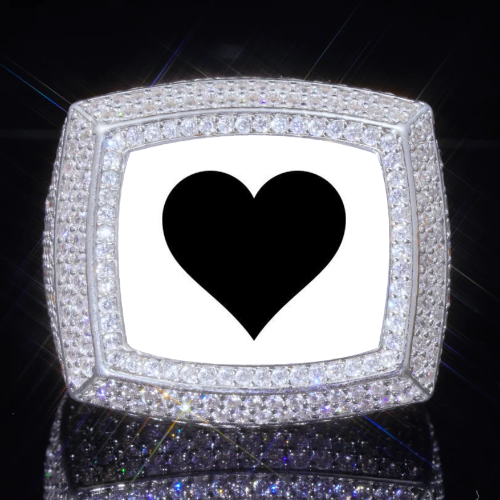 3D CUSTOM PICTURE ICED RING