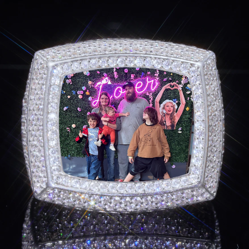 3D CUSTOM PICTURE ICED RING