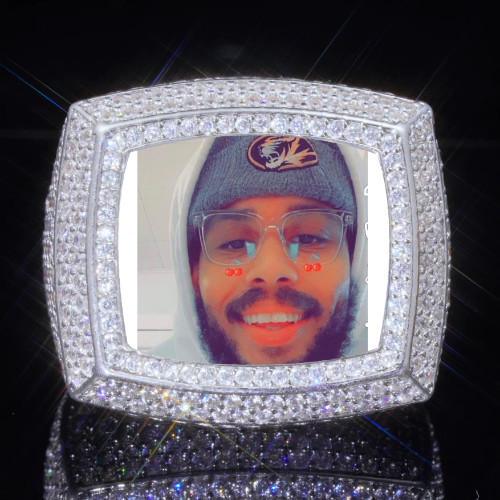 3D CUSTOM PICTURE ICED RING
