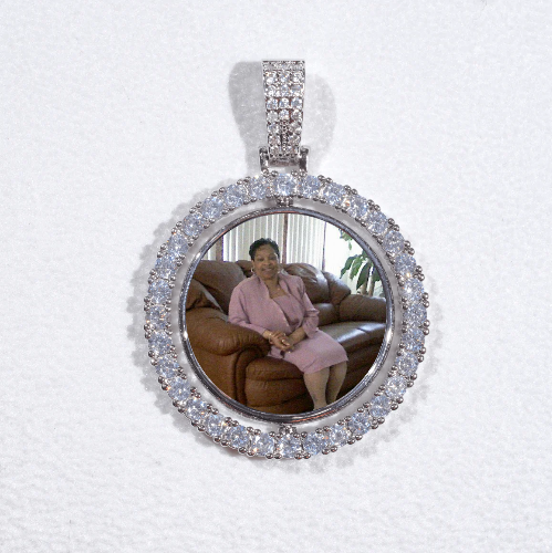 3D Spinning 2-Faced Custom Picture Pendant