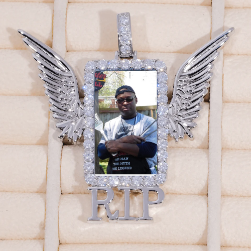 RIP WING 3D CUSTOM PICTURE PENDANT
