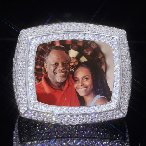 3D CUSTOM PICTURE ICED RING