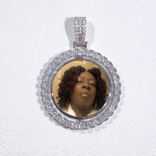 3D Spinning 2-Faced Custom Picture Pendant