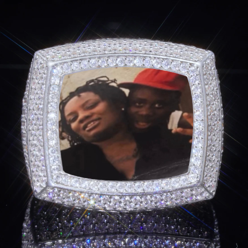 3D CUSTOM PICTURE ICED RING