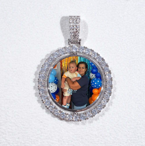 3D Spinning 2-Faced Custom Picture Pendant