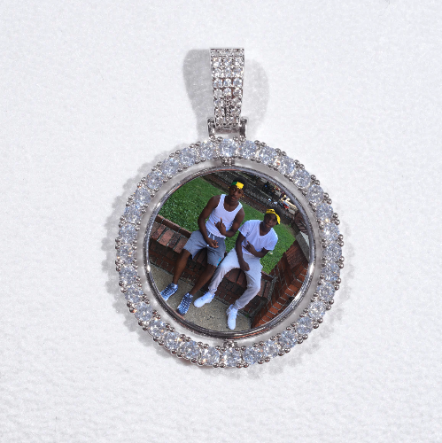 3D Spinning 2-Faced Custom Picture Pendant