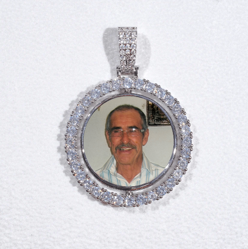 3D Spinning 2-Faced Custom Picture Pendant