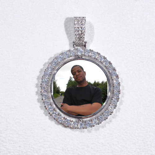 3D Spinning 2-Faced Custom Picture Pendant
