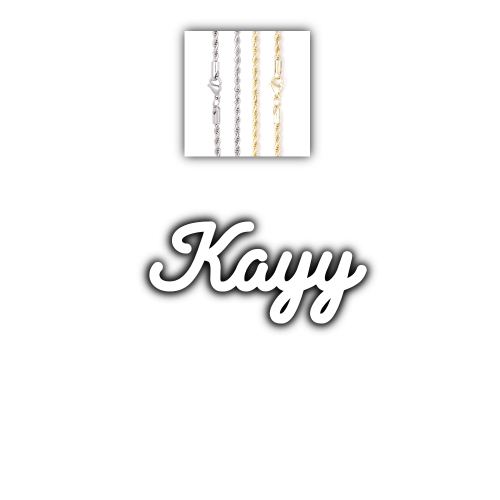 Script Custom Letter Necklace