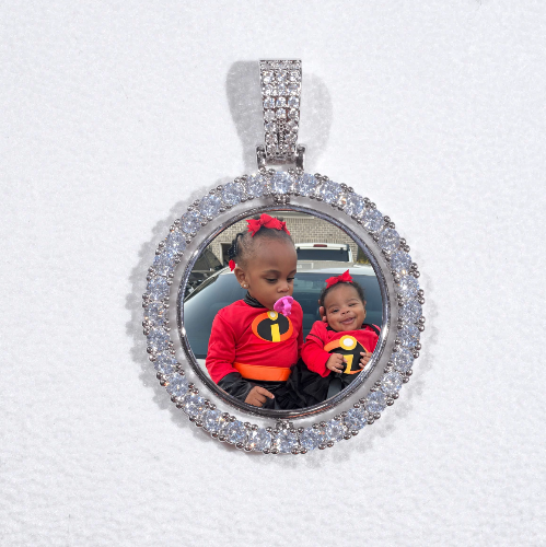 3D Spinning 2-Faced Custom Picture Pendant