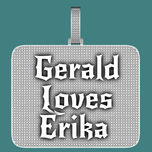 CUSTOM LETTER NECKLACE 3D BIG SQUARE