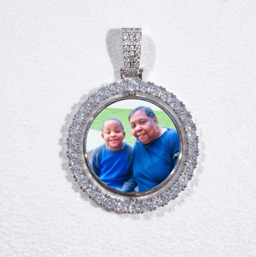 3D Spinning 2-Faced Custom Picture Pendant