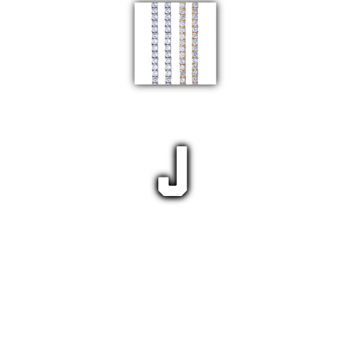 Custom Letters Baguette Two Layer Necklace