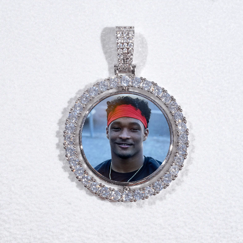 3D Spinning 2-Faced Custom Picture Pendant