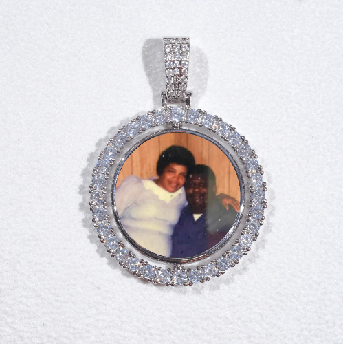 3D Spinning 2-Faced Custom Picture Pendant