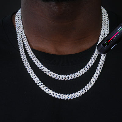 VVS Moissanite 8.5MM Cuban Link Chain