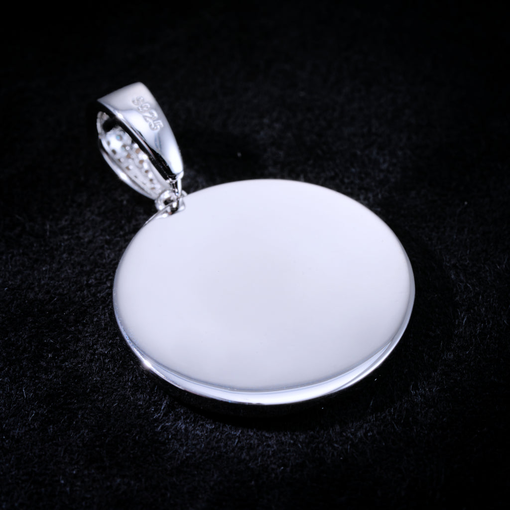 925S & VVS Moissanite Compass Necklace