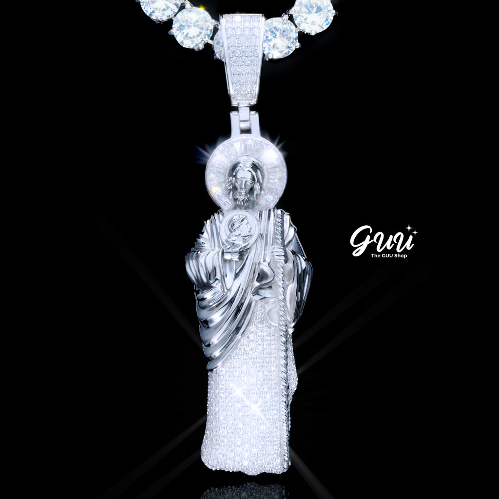 925S & VVS Moissanite Saint Jude Necklace